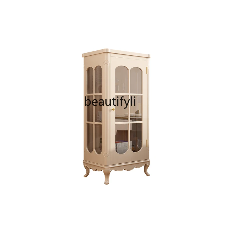 Cream Style Fashion Wine Cabinet Sideboard Storage Cabinet Locker Entrance Cabinet Bedroom Sitting Room Cabinet Storage Cabinet