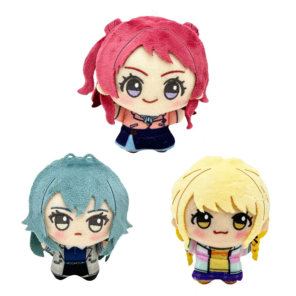 

School マス Idol Master Plush Cartoon Anime Plushie Ume Hanami Hiro Shinosawa Мягкая фигурка Модель Декор комнаты Игрушки Кукла Подарок ребенку