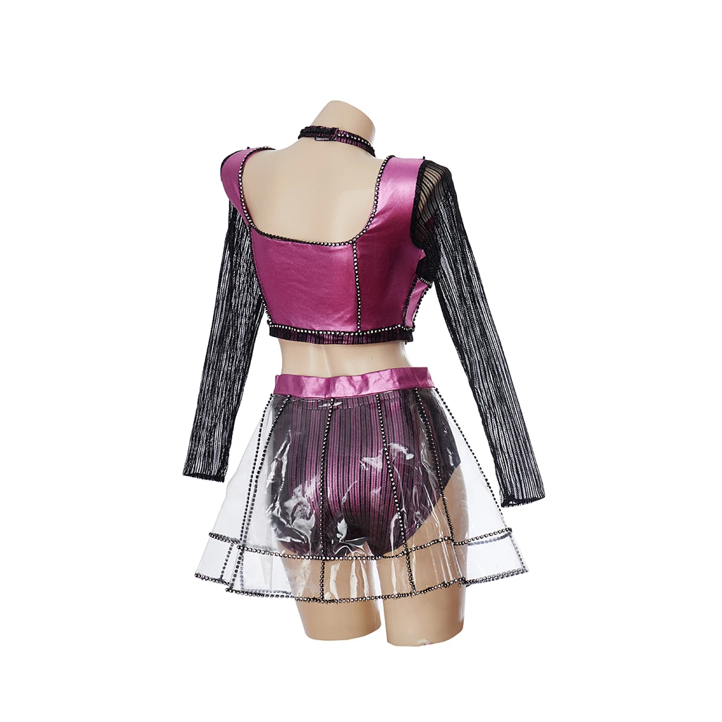 SIX the Musical Cosplay Katherine Howard Costume Top Skirt Set Performance Set Halloween Costume Music Festival Outfits for Wome