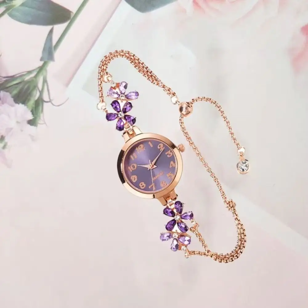 Exquisite Women's Bracelet Watch Luxury Adjustable Women's Wrist Watch Drawstring Design Quartz Movement Vintage Female Clock