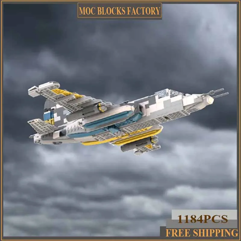 Military Series Fighter Model Moc Building Blocks Su-25 Ukraine Versions Model Technology Brick DIY Assembly Construction Toys