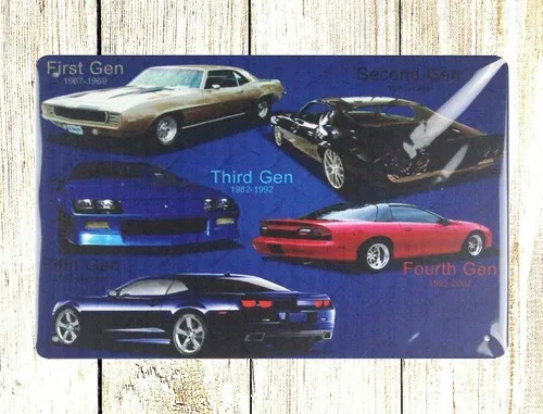 reproduction signs  cars automobile tin metal sign