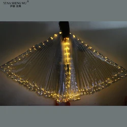 Belly Dance LED Wings Adult Luminous Isis Wings Dance Performance Props LED Wings Carnival Led Costumes Shows Without Sticks