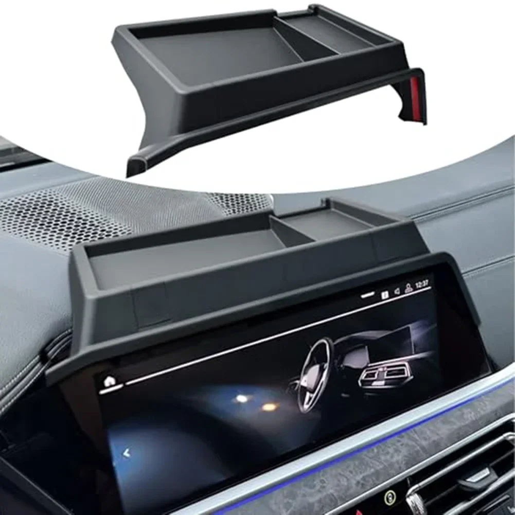 รถกล่องพลาสติก 30*8*7 ซม.สําหรับ BMW X5 G05 สําหรับ X6 G06 สําหรับ X7 G07 2019-2022 Car Center คอนโซลแดชบอร์ดถาด Organizer