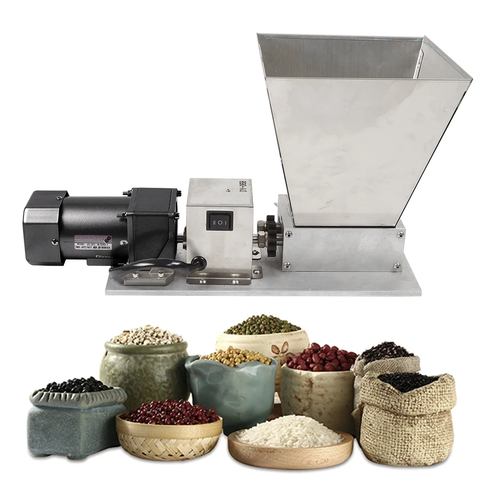 4L 110V/220V  Electric Stainless Steel Malt Grain Mill Shot  Food Processor Cereal Crusher Grain Grinder  for Brew Factory Farm