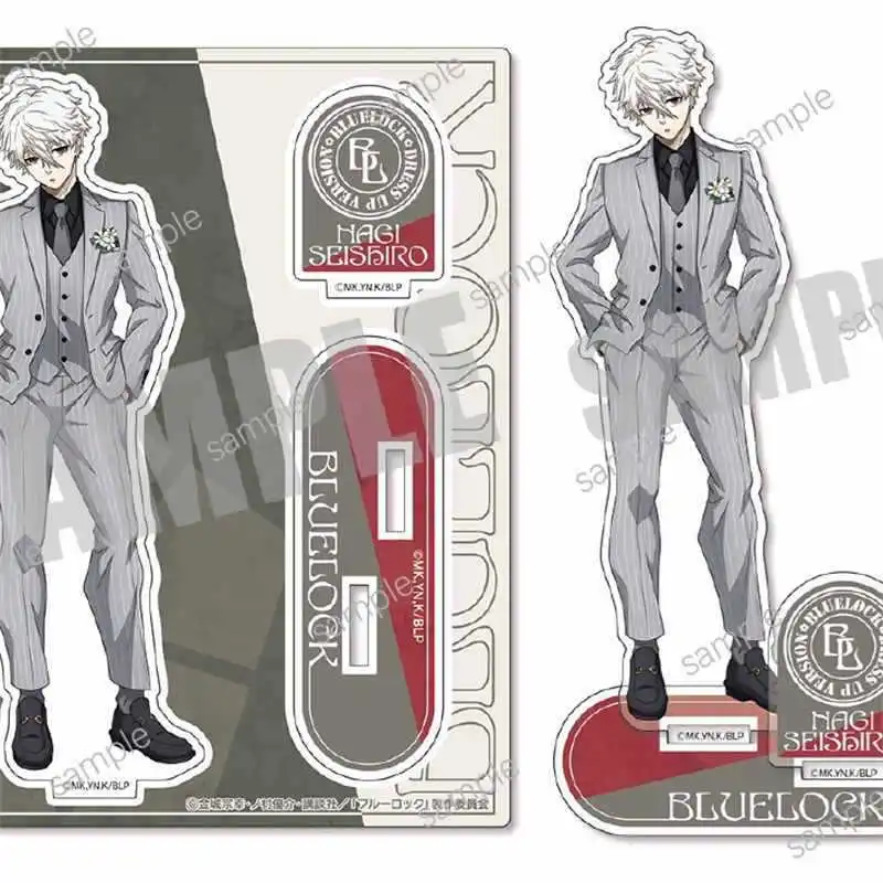 15cm Japan Anime Figure Blue Lock Suit Ver Isag Nagi Chigiri Itoshi Reo Handsome Stand Model Desk Dec Fans