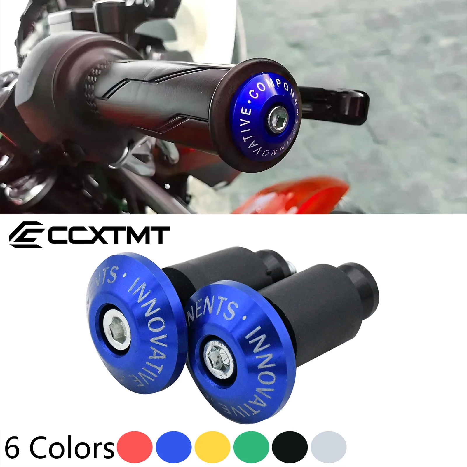 Motorcycle Handle Bar End Cap Handlebar Grips Cap Protection Plug For Yamaha MT09 SP MT07 MT03 MT125 MT25 T700 Honda KTM Suzuki
