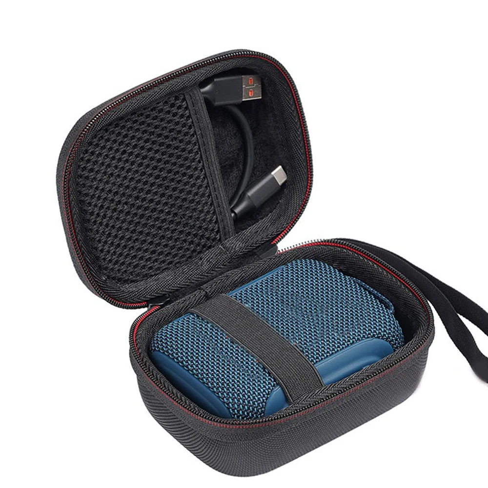 

Travel Carrying Case for JBL Go 5 Hard Shell Protective Pouch with Dual Metal Zippers Detachable carry strap Shockproof