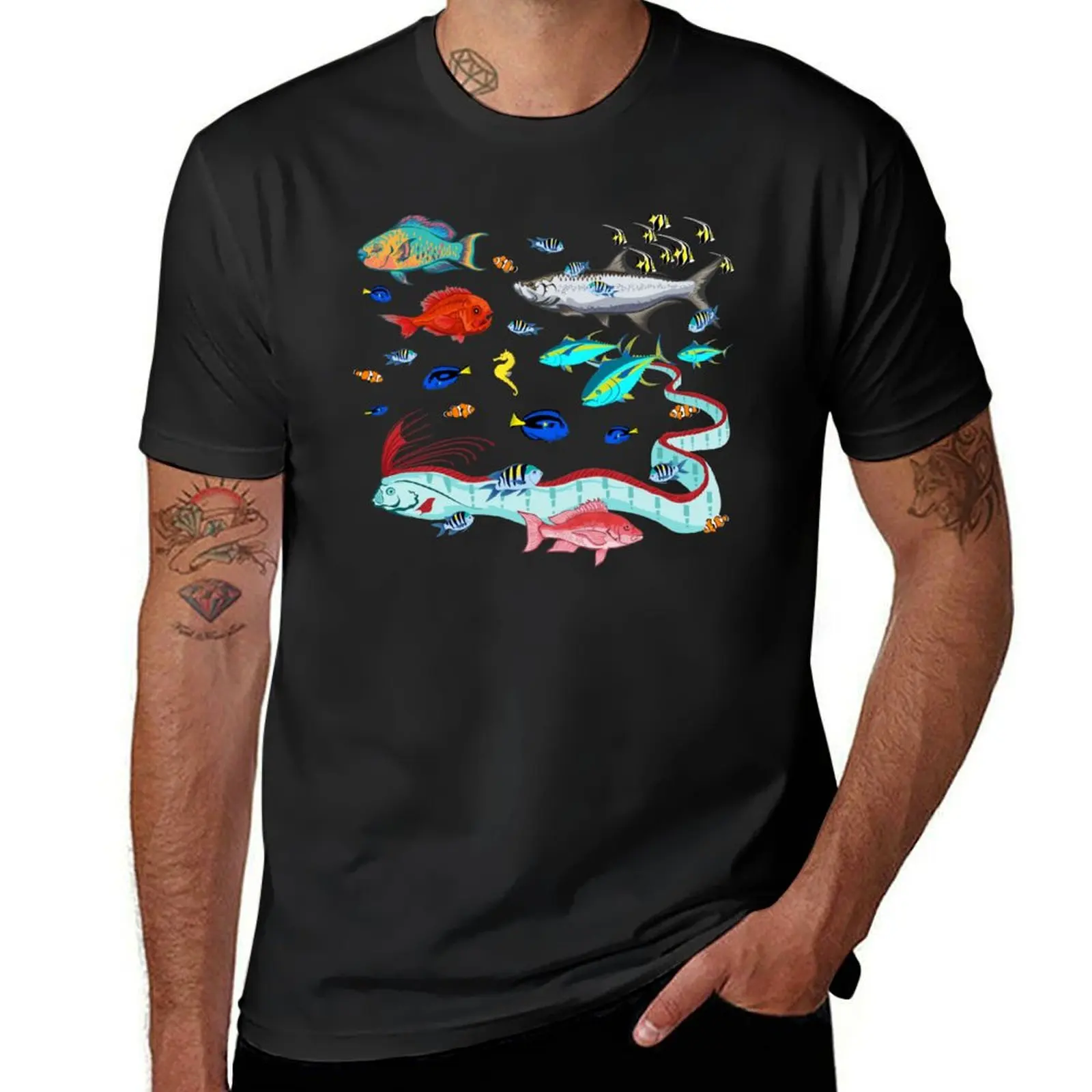 I Am Thankful For Fish T-Shirt Aesthetic clothing shirts graphic tees summer tops cute clothes black t shirts for men