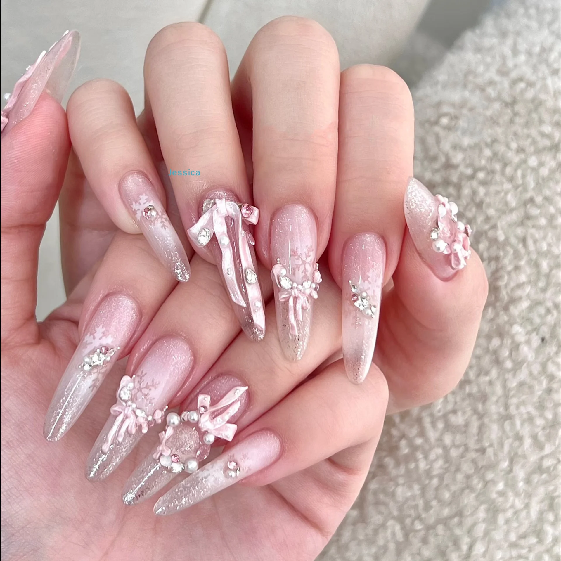 ♥ Moules en Silicone pour Nail Art papillon et nœud, moules de décoration d'ongles 3D transparents et flexibles pour la conception de manucure à faire soi-même