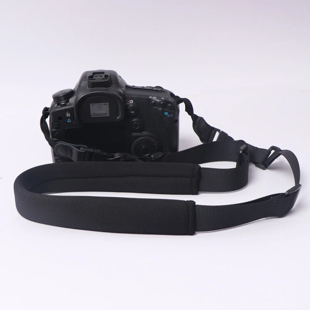 Cinture Tracolla per fotocamera Spalla regolabile Smorzamento Collo nero premium per