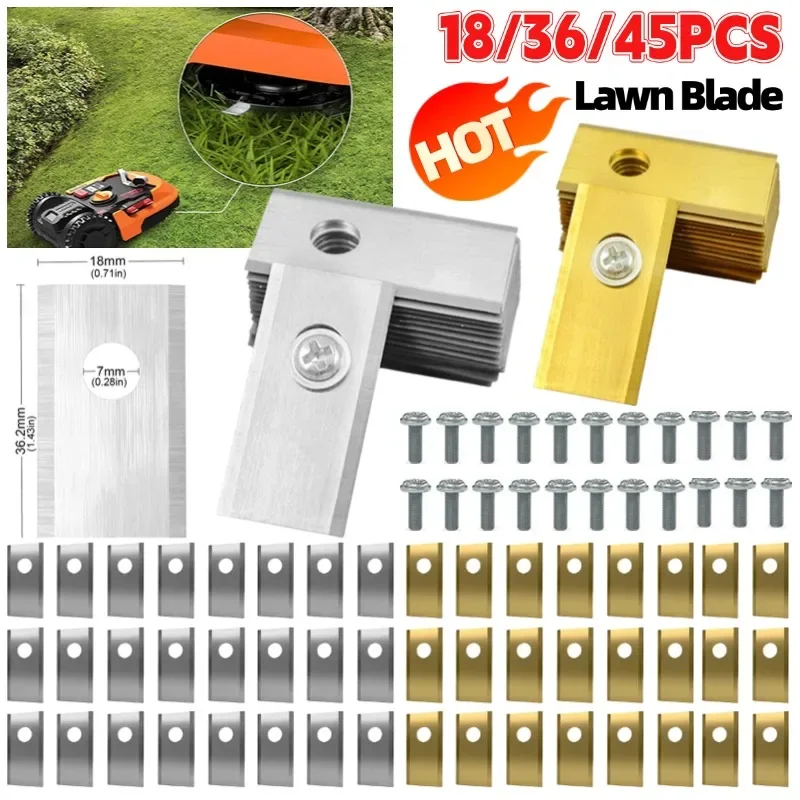 

Набор сменных лезвий для газонокосилки-робота Worx Landroid, 18-45 шт.