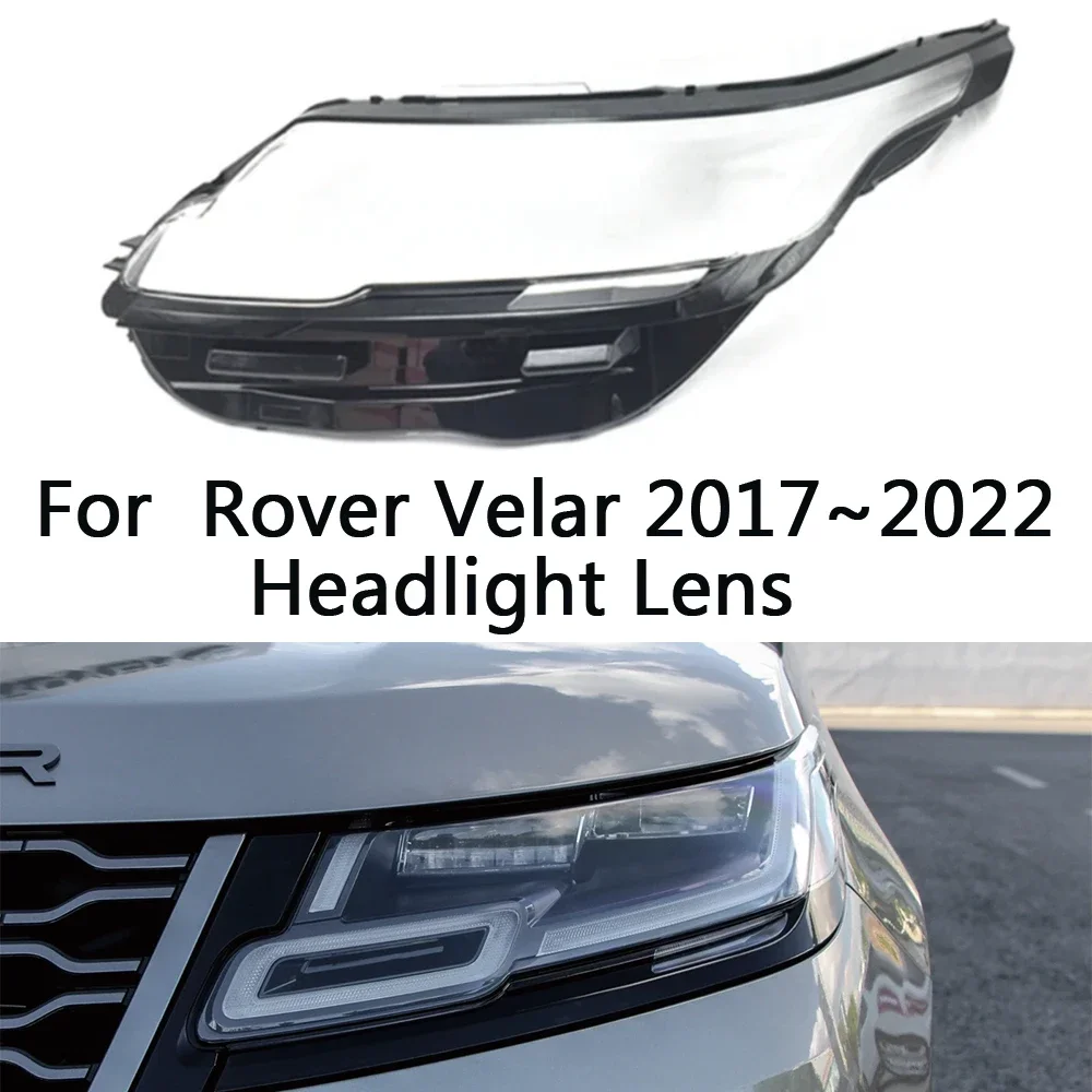 

HTTCY For Land Rover Range Rover Velar 2017 2018 2019 2020 2021 2022 Headlight Cover Lens Shell Lampcover Lampshade Headlampe