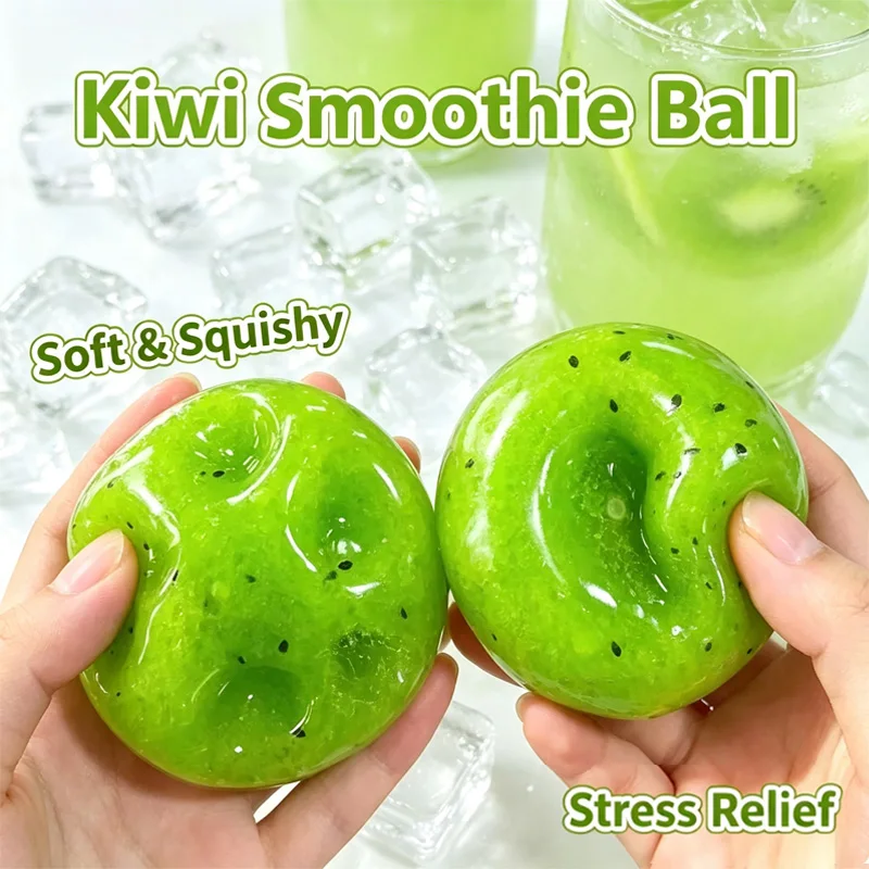 Squishy Handmade Watermelon Slush Toy Slow-Rebound Realistic Fruit Model Realistic Fruit Model Crunchy Sound Decompress Toy New