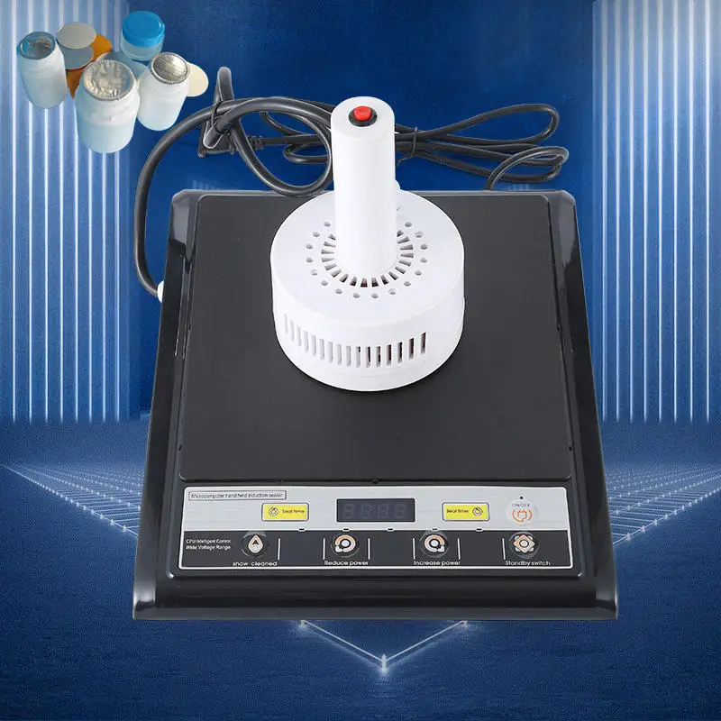 

DL-500E Electromagnetic Induction Sealer Glass PET PP Medical Plastic Bottle Cap Sealing Machine Aluminum Foil Capper 20-75MM