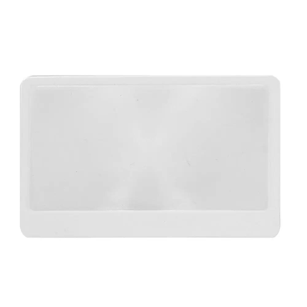 5/10PCS Lens Plastic Wallet Pocket 85 x 55mm 3 X Magnifier Credit Card Size Magnifying glass Magnification tool