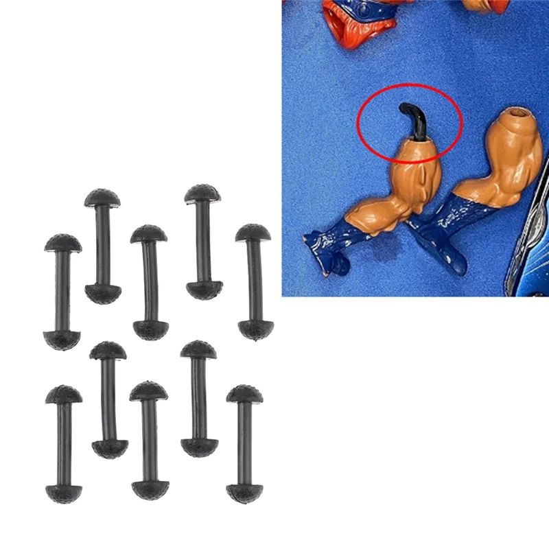 ABBK-Untuk Konektor Tali Kaki Motu Klip Konektor Pita Kaki Karet Figur Vintage Formotu