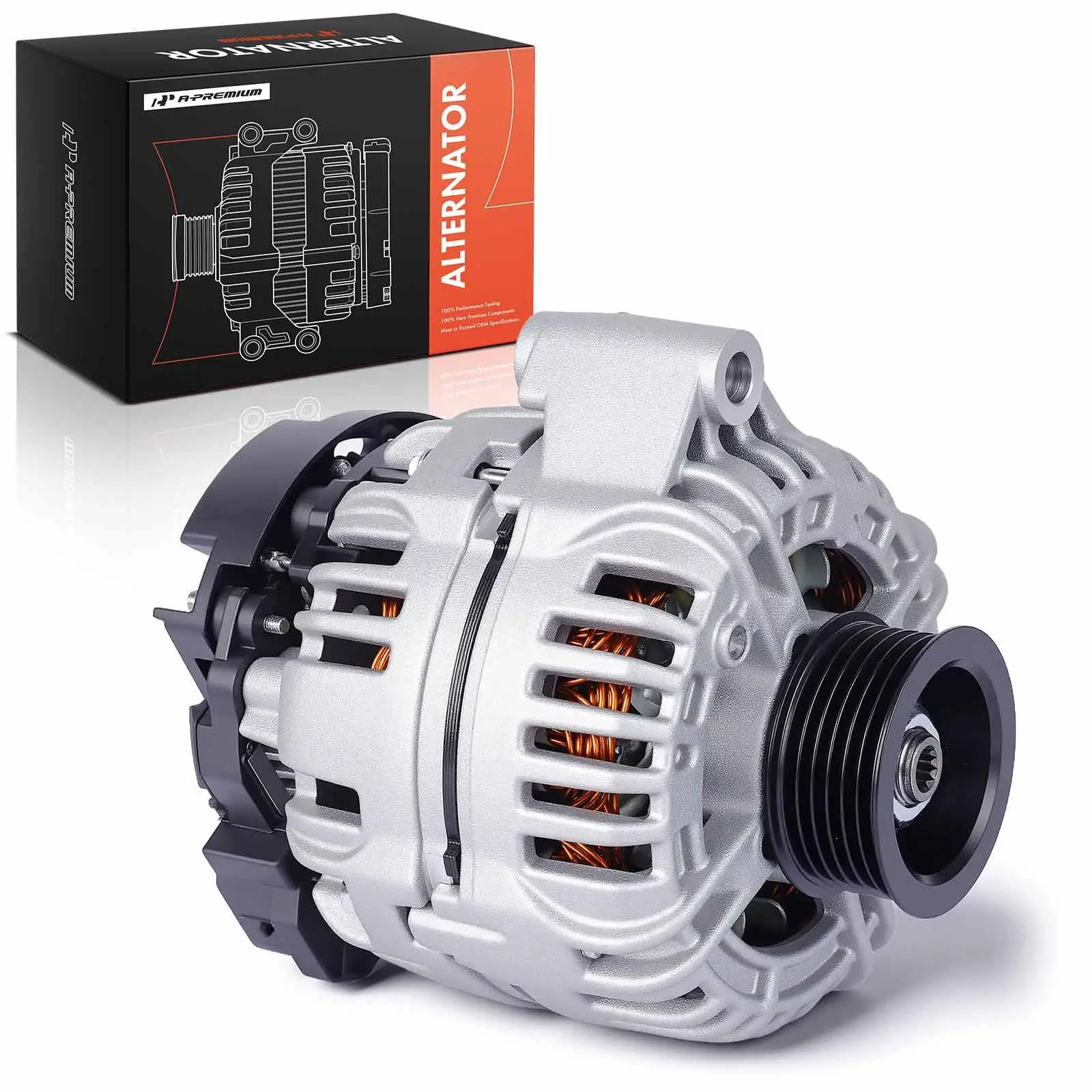 A-Premium Alternator for Chevrolet Suburban 2500 2006 Express 1500 2005-2007 Express 2500 Express 3500 2005-2006 GMC Savana 1500