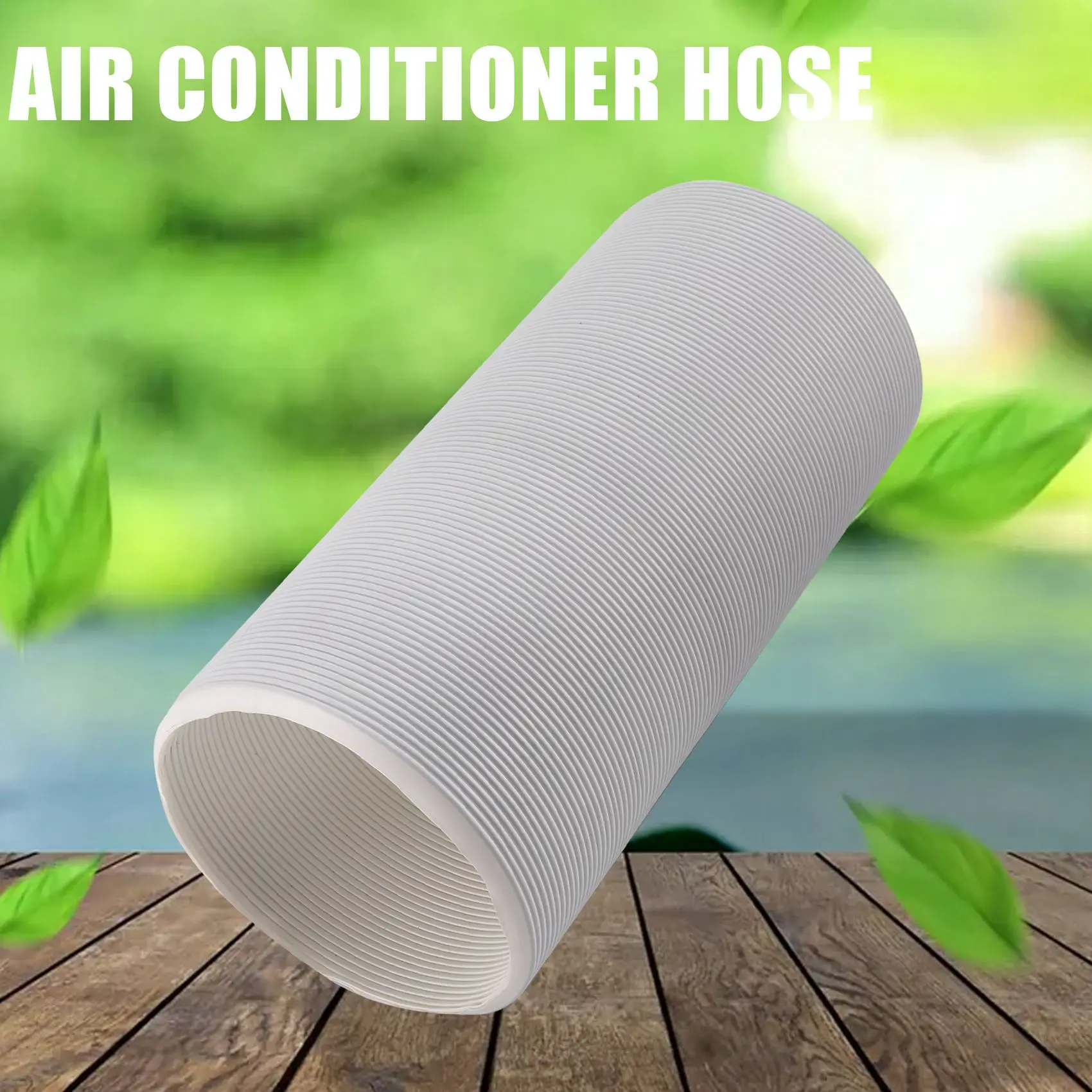 Exhaust Hose for Portable Air Conditioner,5.9Inch Diameter Counterclockwise Thread,Replacement for 5.9Inch AC Vent Hose