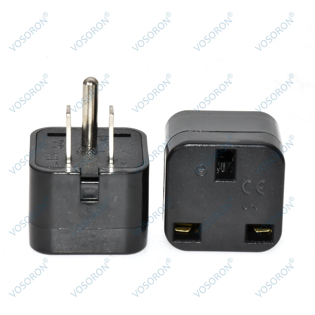 UK to USA Plug Adapter, Type G to Type B, UK Plug Adapter, for United Kingdom Singapore Malaysia UAE Ireland Malta Hongkong