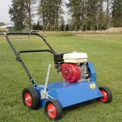 Roller lawn drilling machine Tennis court lawn aeration and aeration drilling machine