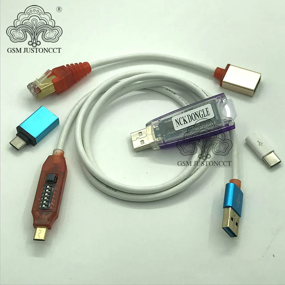 The Newest Original NCK Pro Dongle NCK Pro2 Dongle+ALL BOOT CABLE ( NCK DONGLE+UMT DONGLE 2 in1 )