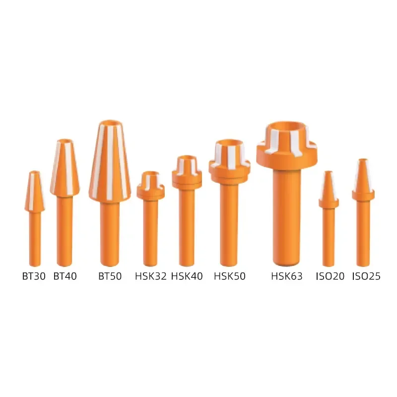 BT30 BT40 BT50 HSK63 Spindle Taper Wiper, CNC Machining Center Spindle Wool Brush Cleaning Rod for ER Collet Tool Holder