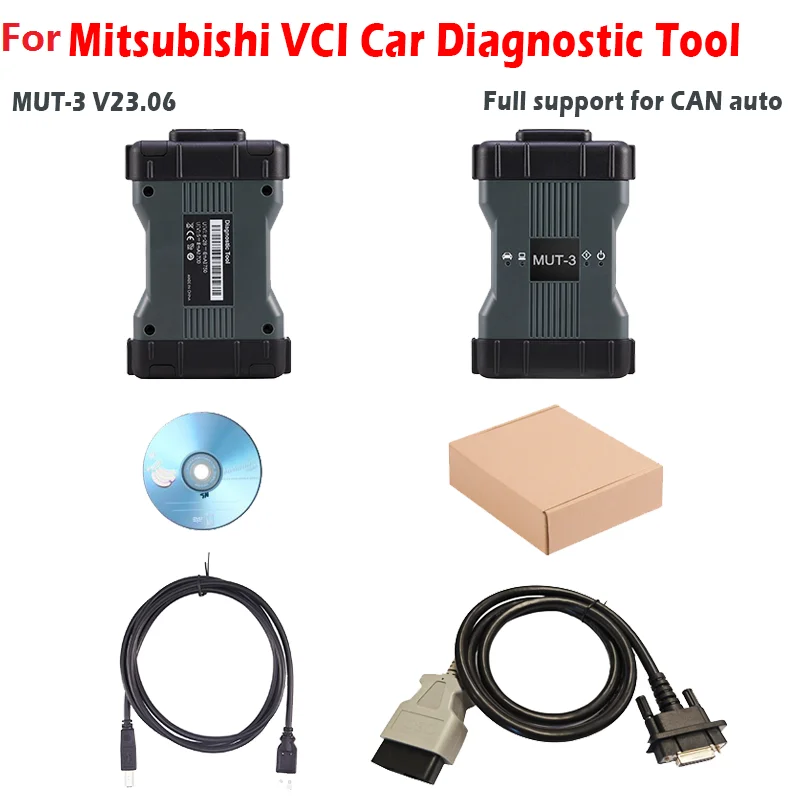 New For MUT III SE MUT-III SE V23.6 For Mitsubishi MUT-3 VCI Diagnostic Tool Support J2534 ECU Programming