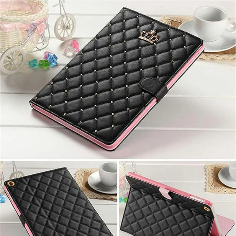 Funda Case for iPad Air 11 4 5 10th 10.9 Smart Cover iPad 11th 11 10.2 7th 8th 9th 2 1 9.7 10.5 mini 7 6 Lambskin Stand Coque