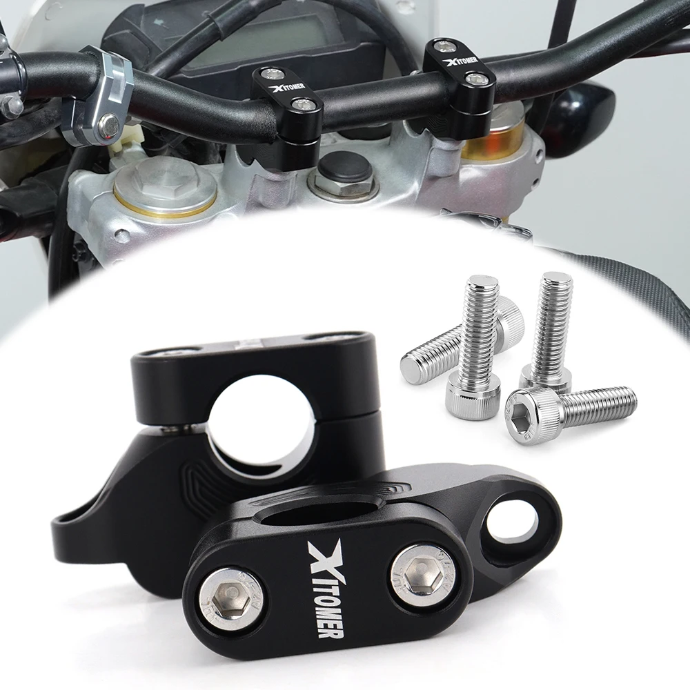 

For Ducati Multistrada 620 1000 Monster 400 600 750 800 900 22mm 7/8" Handlebar Risers Back Moved Raised Up Standard Bar Riser