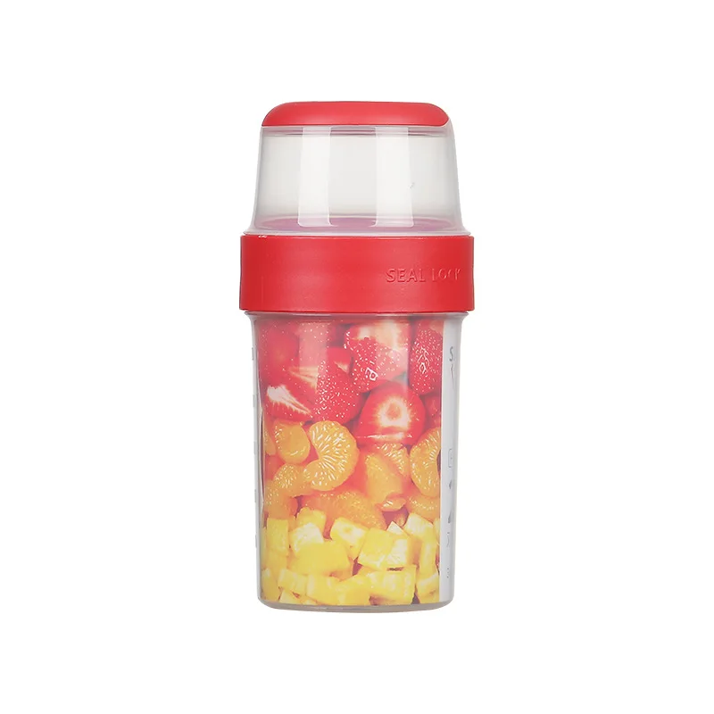 300/480/670/870/1070ML Oatmeal Nut Yogurt Salad Cup Food Storage Box Seal Container Set 2-layer Crisper Cup Sauce Cup Lunch Box