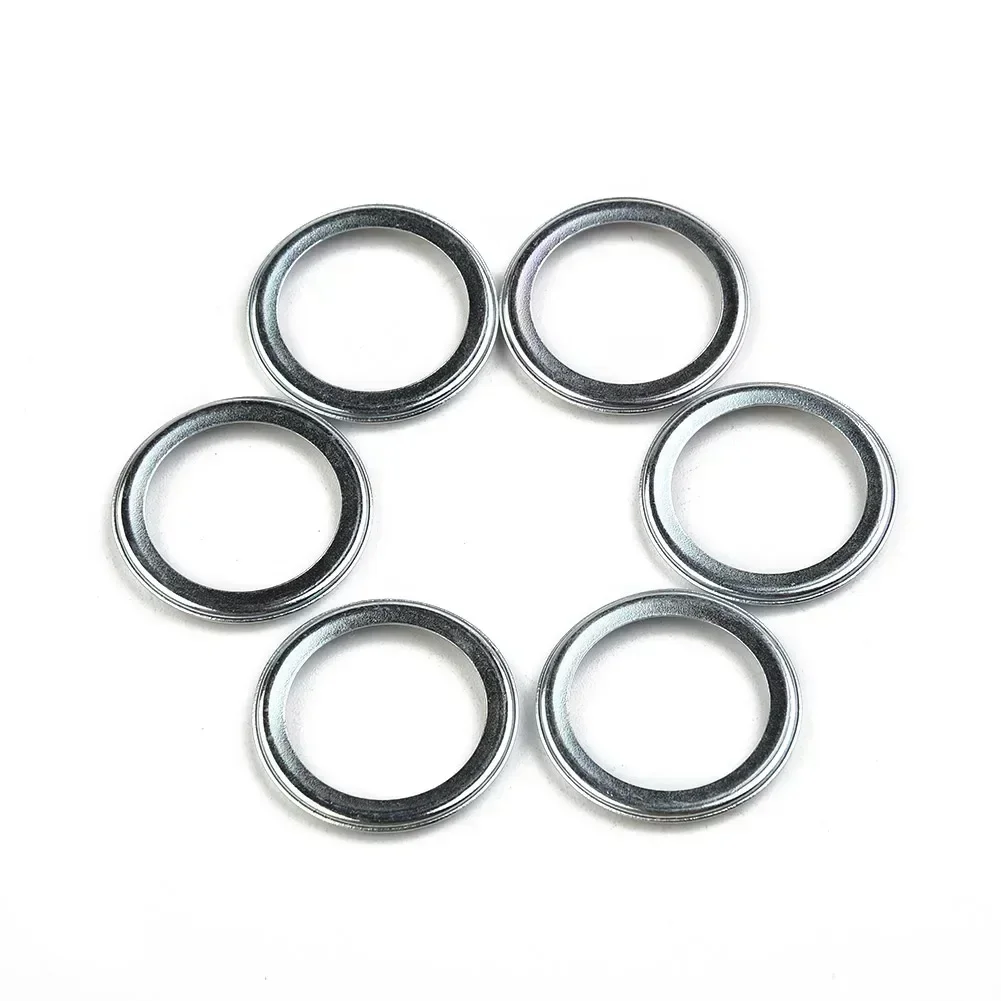 Reliable and Long Lasting Oil Drain Plug Crush Washer Gasket Set, 6pcs, 16mm Inside Diameter, Compatible with Crossre 201118