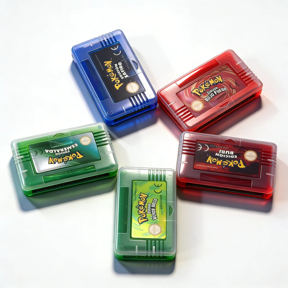 NOE German Pok é mon for GBA NDSL NDS GBM SP Series GBA 32 Bit Video Game Cartridge Console Card High-quality Classic Anime Game