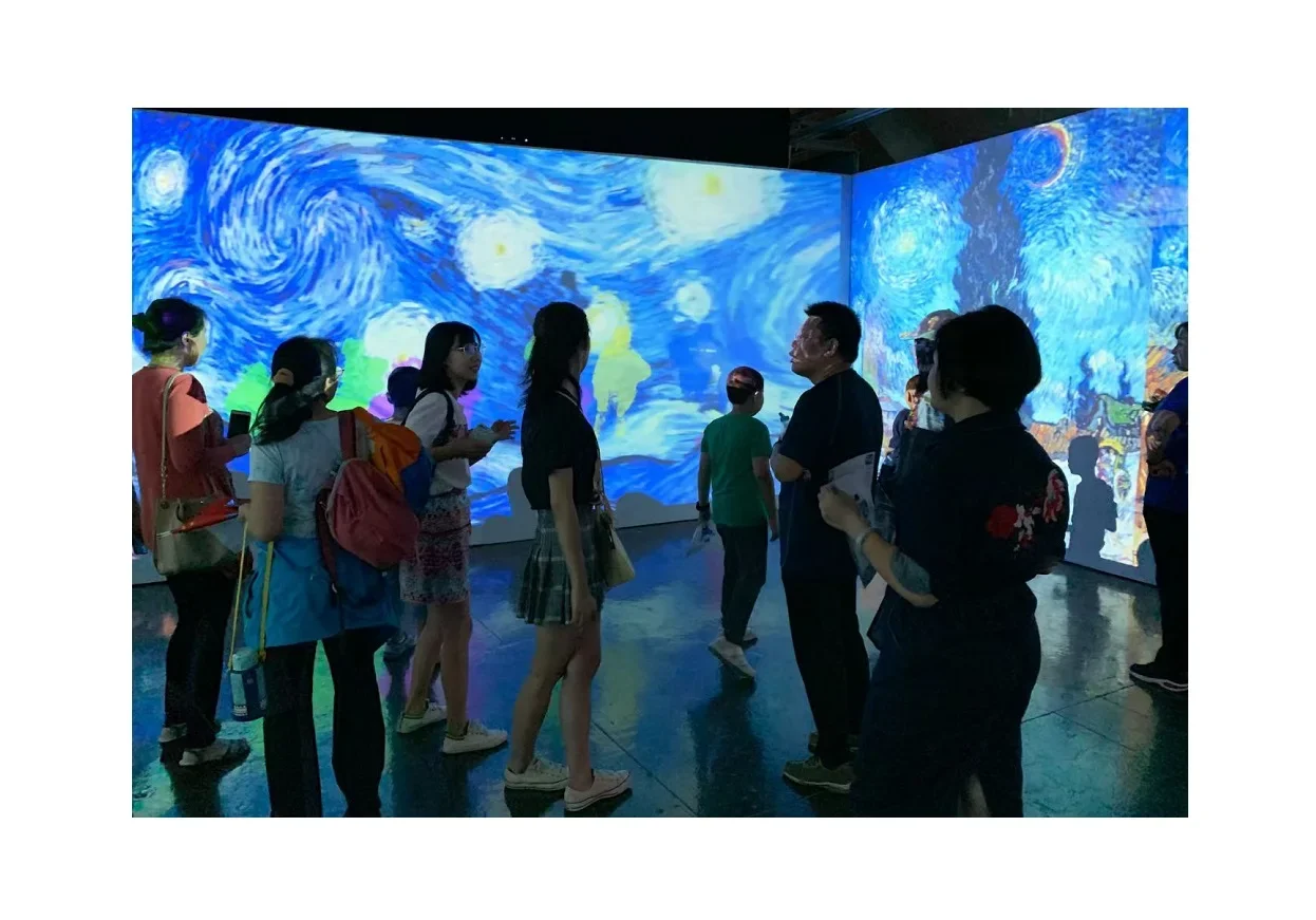 Full 360 3D Holographic Interactive Wall Projection System Immersive Classroom Education Multi Screen Finger Touch Large Screen