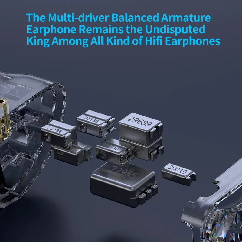 سماعات أذن سلكية KZ AS24 PRO مع ضبط مرشح إلكتروني سماعات HiFi متوازنة للسائق الرياضي وخاصية إلغاء الضوضاء