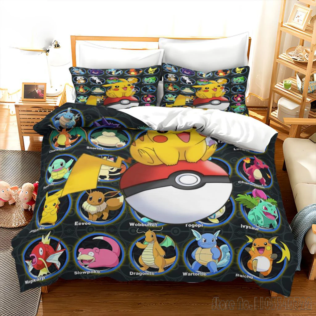 ensemble-de-housse-de-couette-anime-pikachu-literie-de-chambre-a-coucher-pour-garcons-enfants-et-adolescentes-housse-de-couette-pokemon-taies-d'oreiller-cadeau-de-noel-2026
