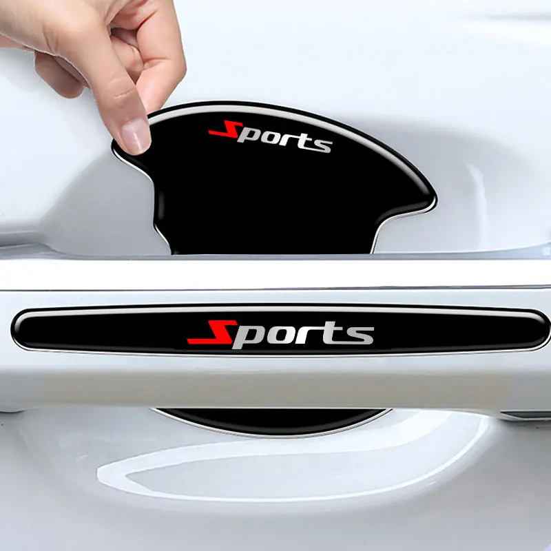 8PCS Car Door Handle Protective Film Door Handle Bowl Anti Scratch Protector Car Paint Protective Decorative Stickers