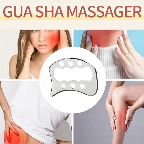 

Scraping Massage Board Gua-sha Board Body Scraping Massage Tool Stainless Steel Scraper Massager For Back Legs