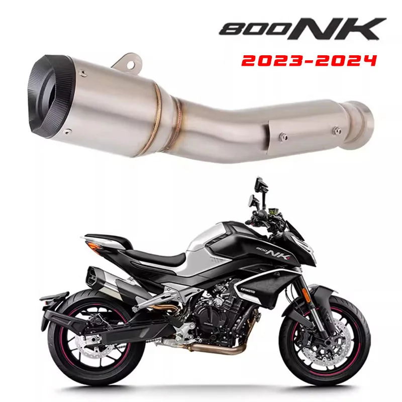 

Motorcycle exhaust For For CFMOTO 800 NK exhaust NK800 800nk link pipe with muffler 800nk muffler 800NK escape 2023-2024