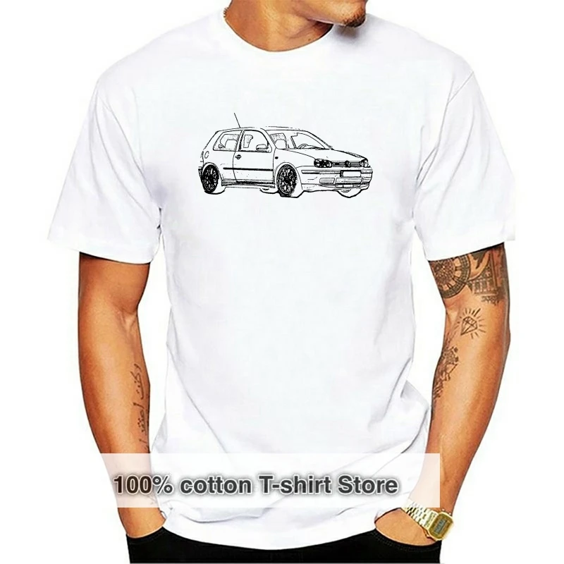 Famous Brand Design Summer New Print Man Cotton Fashion Japanese Car Fans Golfs  Mk4 Inspired Make My Own T Shirt