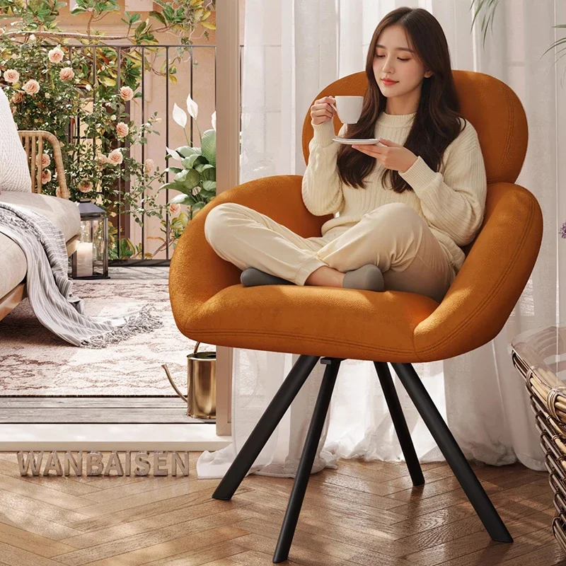 French Creative Bedroom Dressing Chair Modern Luxurious High-end Living Room Makeup Chair Rotatable Dressing Furniture FYMC