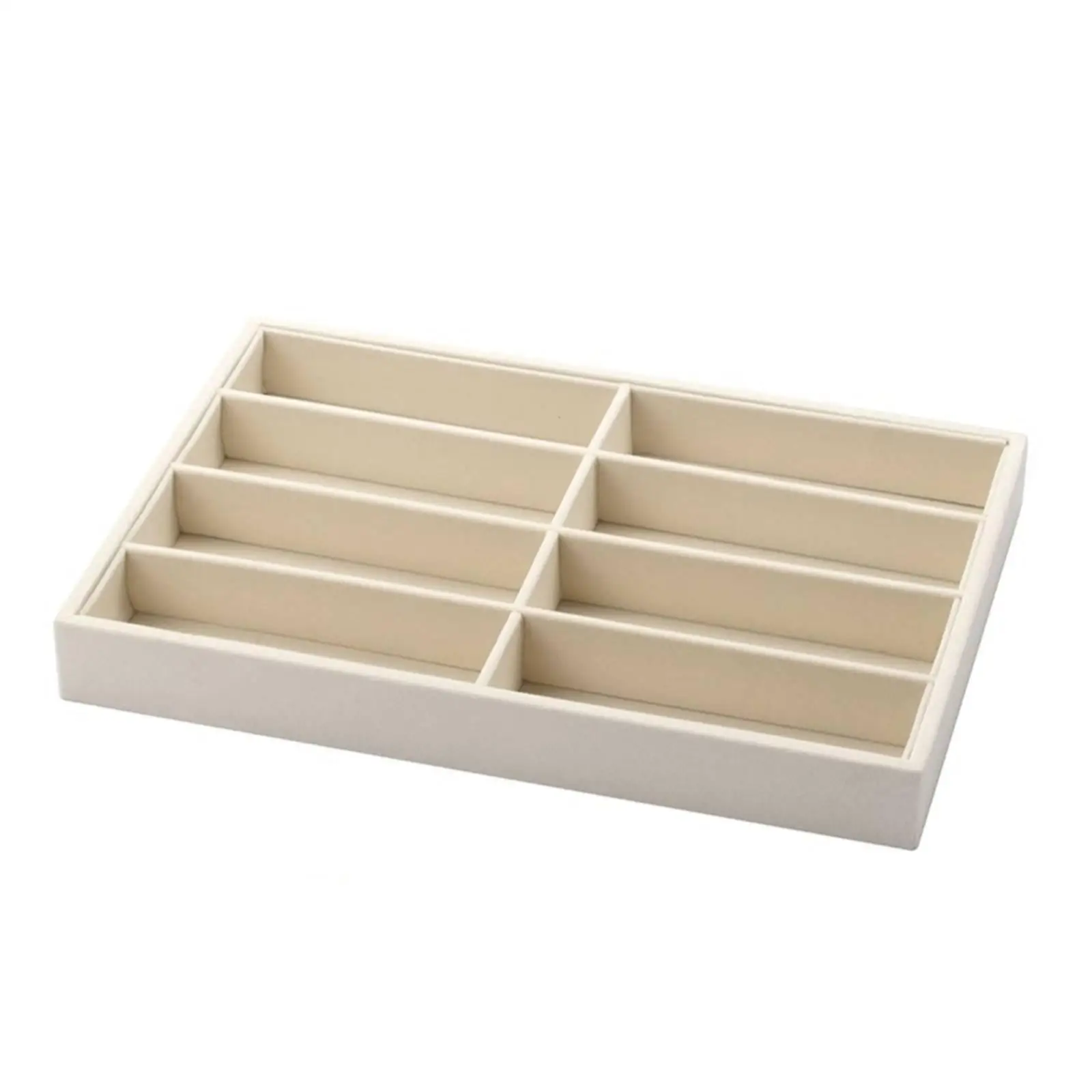 Luxury Glasses Display Tray with Velvet Lining for Eyeglass Storage Box Organizer for Sunglasses Holder Case