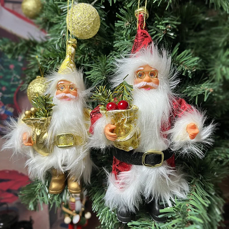 

Santa Claus Doll Christmas Pendant Xmas Tree Ornament 2023 Merry Christmas Decoration Gifts For Home Navidad Natal New Year 2024