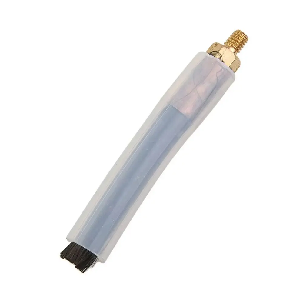 1Pcs M6 M8 M10 Weld Seam Pickling Brush Carbon Fiber Copper Head Welding Cleaning Brush Acid Resistant Heat Resistant Cover