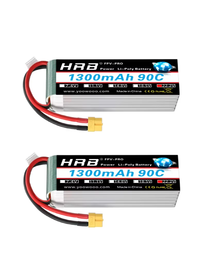 HRB 6S 1300mah Lipo Batterie 22,2V XT60 90C Für RC FPV Flugzeuge Drone Racing Boot Auto Teile