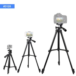 3110 3120 35-102cm Adjustable Aluminum Photography Tripods Floor Stand Mount Holder for Live Youtube Tiktok Camera Phone