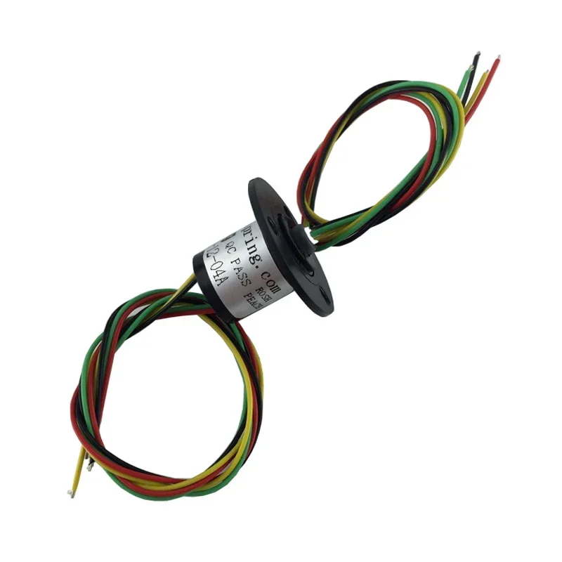 

1 шт мини токосъемное кольцо 2/4ch 1.5A провода 360 градусов Поворотный Шарнир Электрический сборщик Контактное кольцо диаметром 12,5 мм для RC гусеничный экскаватор