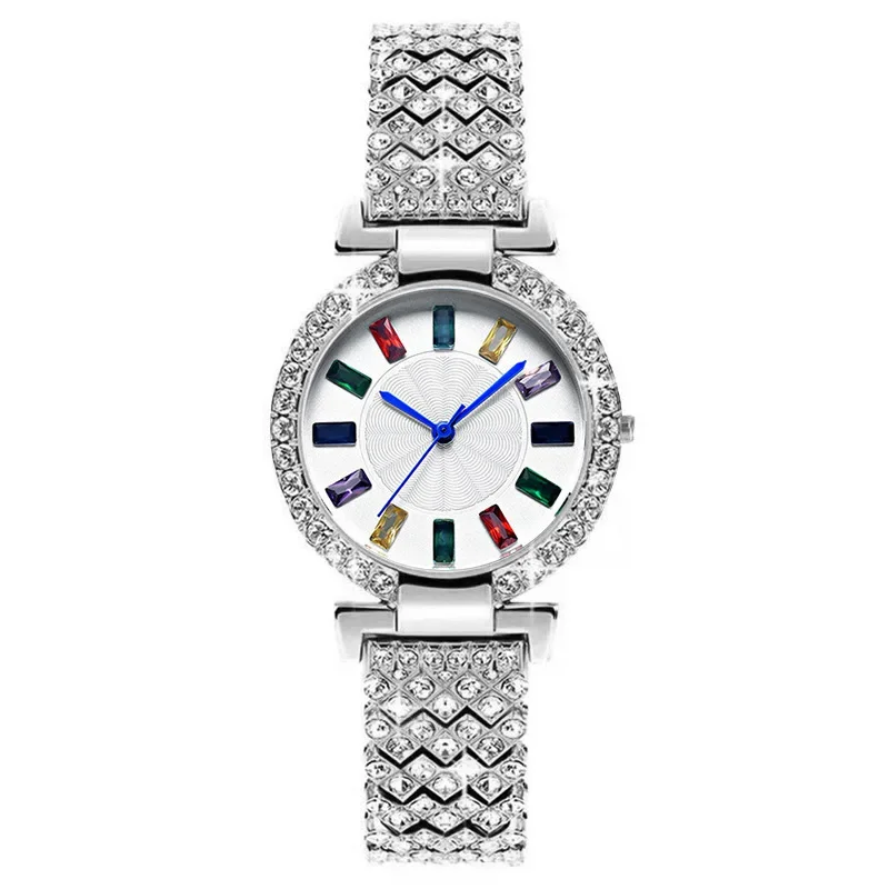 Fashion Diamond Ladies Quartz Watch Luxury Crystal Women Bracelet Watches Top Brand Steel Female Wristwatch Montre Femme Relogio