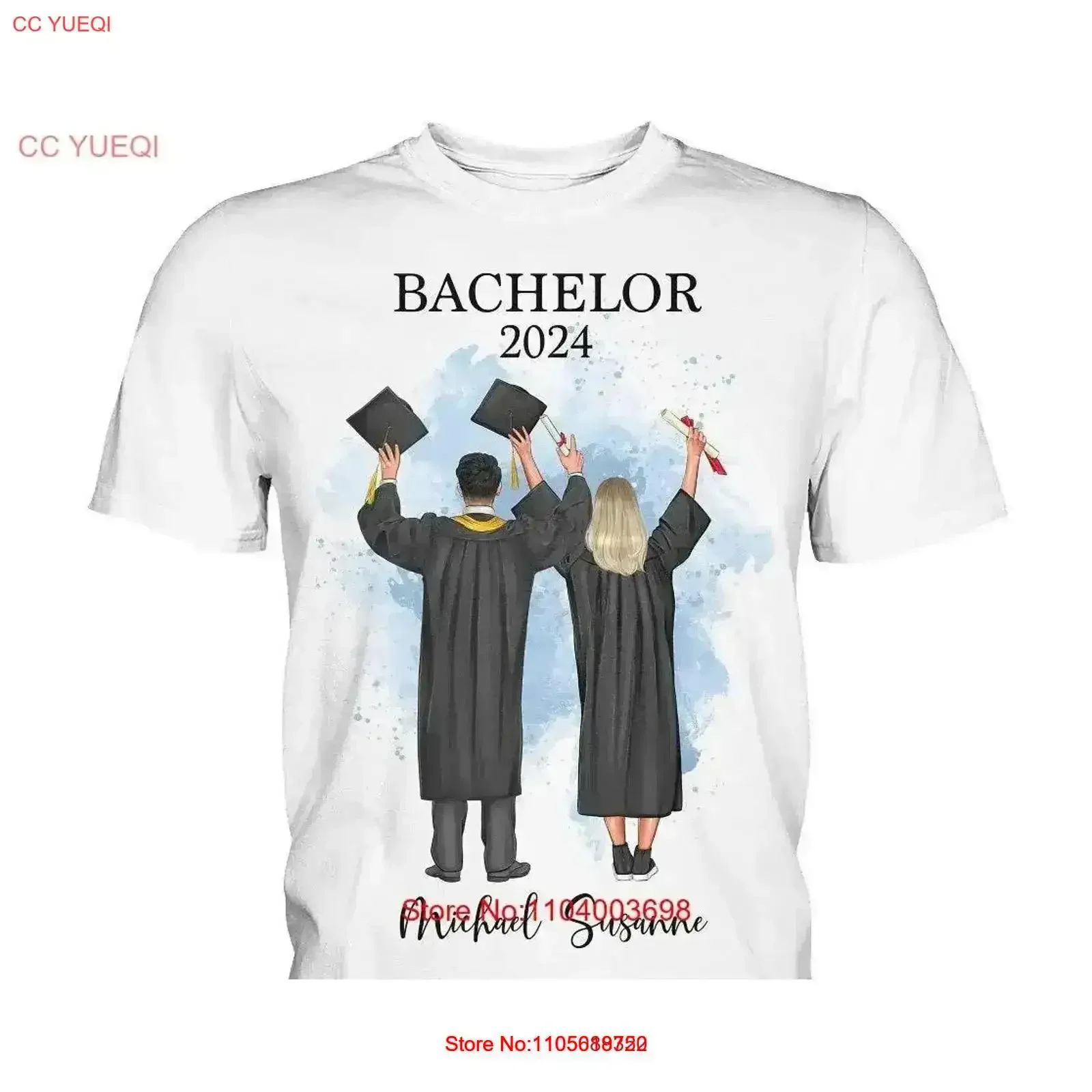 Bachelor Master Degree Doctor Personalized Friends Fellow Students Abitur School Graduation Premium T Shirt vintage Washed