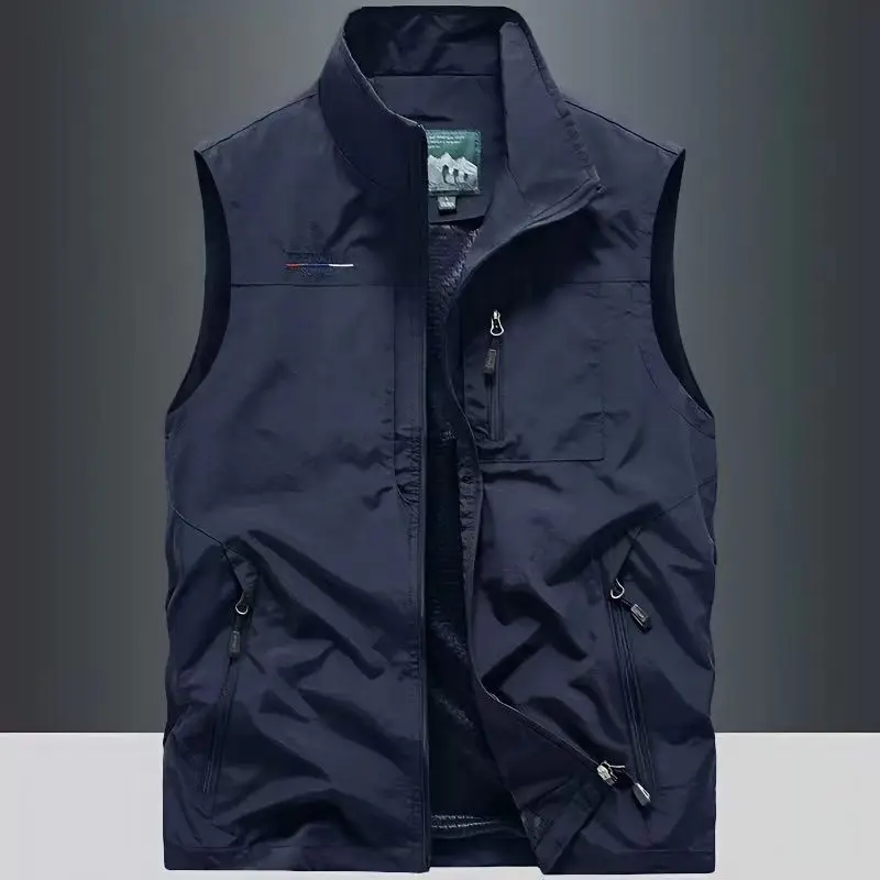 

Autumn New Outdoor Casual Vest Men's Thin Multi-pocket Vest Tooling Men's Tactical Vest Jacket